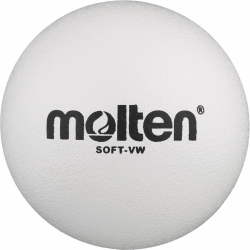 10er Ballpaket molten Schaumstoffball Volleyball weiß
