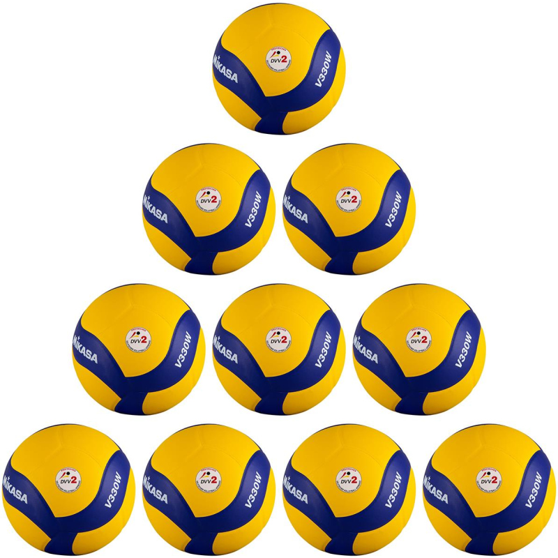 10er Ballpaket MIKASA V330W Volleyball