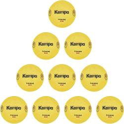 10er Ballpaket Kempa Training 600g Gewichtshandball gelb 2
