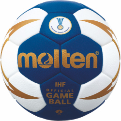10er Ballpaket molten Handball IHF Wettspielball Blau Gr. 2