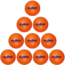 10er Ballpaket molten Kinder Schaumstoffball Orange Gr. 0