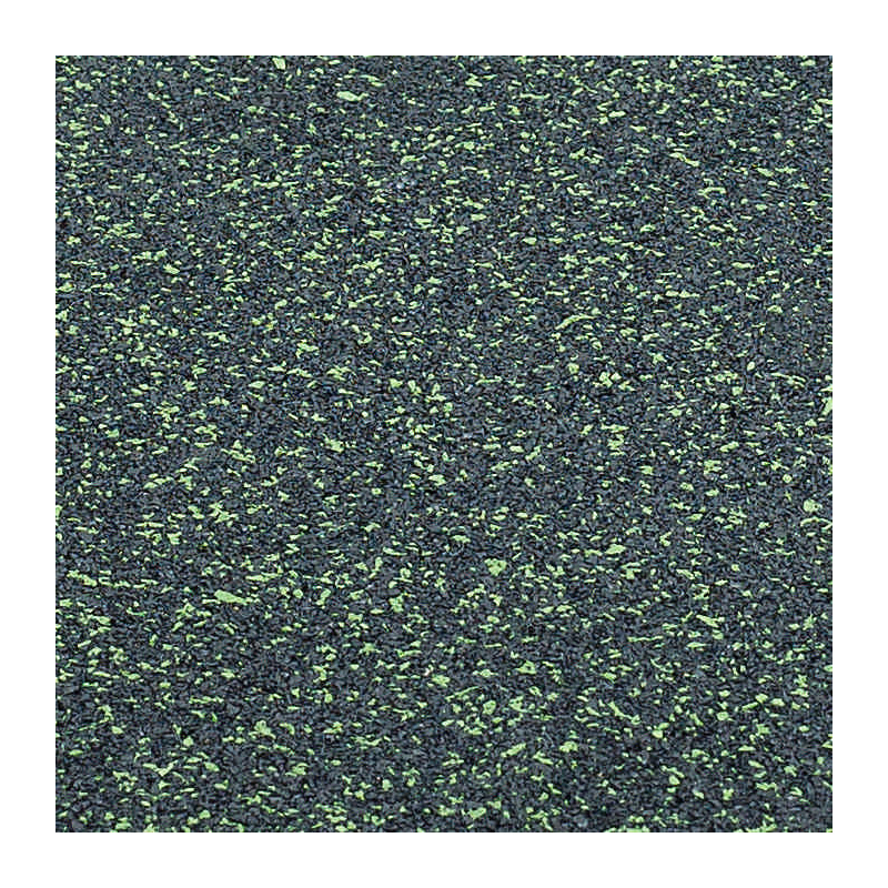 TRENDY SPORT Bodenmatte Rubber Flooring Segura 1000 schwarz/grün 1,5 cm