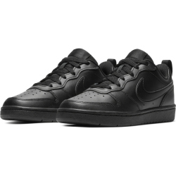 NIKE Court Borough Low 2 Sneaker Kinder black/black/black 40
