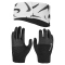 NIKE Hyperstorm Winter-Set Stirnband+Handschuhe Kinder 955 black/black/white S/M
