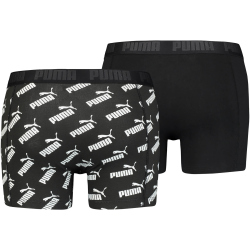 2er Pack PUMA Men All-Over-Print Boxershorts black XL