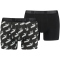 2er Pack PUMA Men All-Over-Print Boxershorts black XL