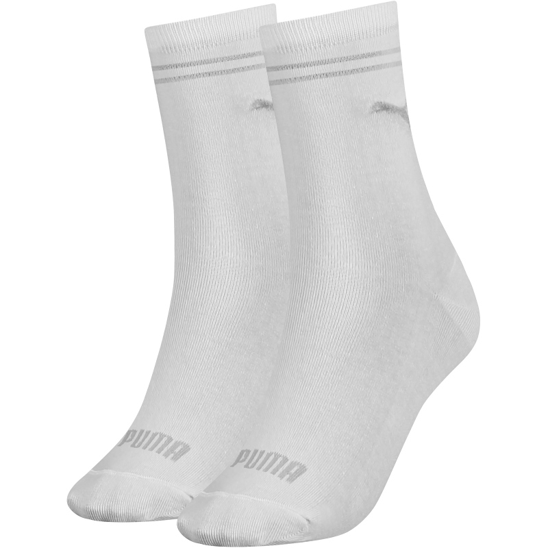 2er Pack PUMA Socken Damen white 35-38