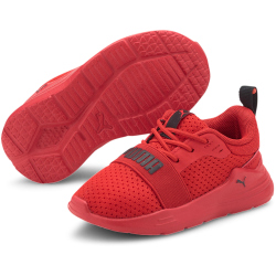 PUMA Wired Run AC Kinder Sneaker high risk red/puma black 27