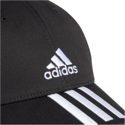 adidas Baseball 3-Streifen Twill Cap black/white/white