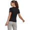 adidas Essentials Slim Logo T-Shirt Damen black/white L
