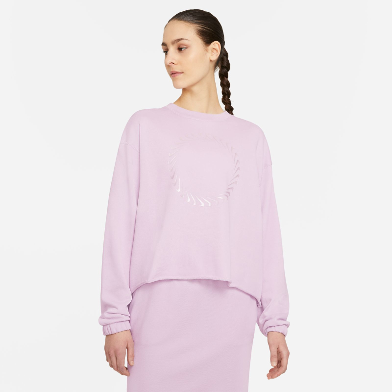 NIKE Sportswear Damen Sweatshirt Icon Clash iced lilac/light violet M