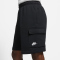 NIKE Sportswear Club Cargo Shorts Herren black/black/white L