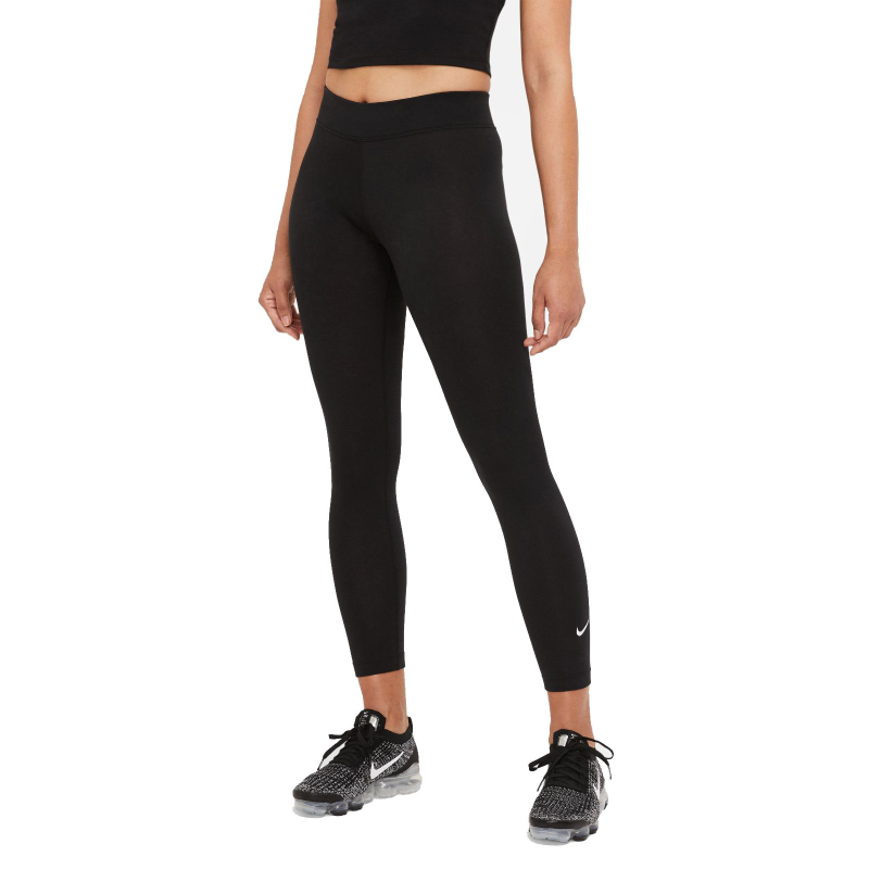 NIKE Sportswear Essential 7/8-Leggings Damen black/white XS