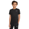 NIKE Dri-FIT Miler Trainingsshirt Kinder black L (147-158 cm)