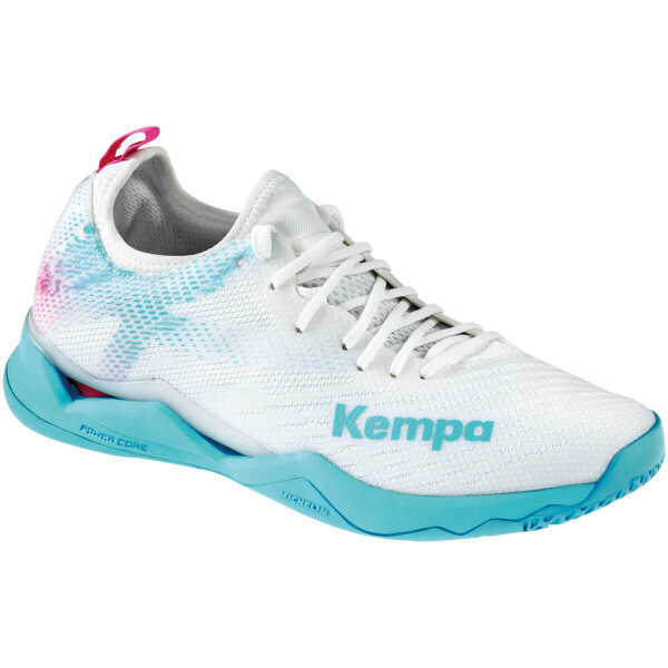 Kempa Wing Lite 2.0 Handballschuhe Damen weiß/aqua 36 (UK 3.5)