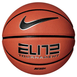 NIKE Elite Tournament Basketball amber/black/metallic 7