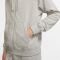 NIKE Sportswear Club French Terry Trainingsanzug mit Kapuze dark grey heather/matte silver L