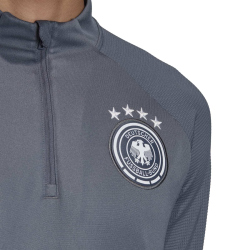 adidas DFB Deutschland langarm Zip Trainingsshirt onix S