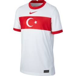 NIKE Türkei Kinder Breathe Stadium Heimtrikot EM 2021 white/sport red/sport red XL (158-170 cm)