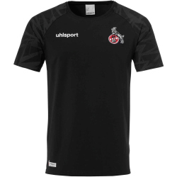 uhlsport 1. FC Köln Goal 24 Ausgeh T-Shirt 2021/22 schwarz 164