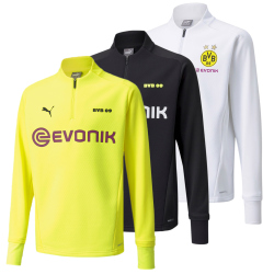 PUMA BVB Borussia Dortmund Fleece-Sweatshirt Kinder