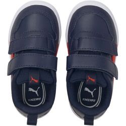 PUMA Multiflex SL Baby-Sneaker mit Klettverschluss peacoat/grenadine 22