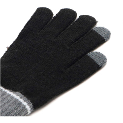 PUMA Knit Strickhandschuhe PUMA black/dark gray heather M/L