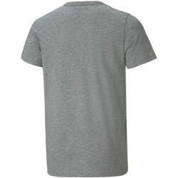 PUMA Essentials Logo T-Shirt Jungen medium gray heather 164