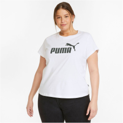 PUMA Essentials Logo T-Shirt Plus Size Damen