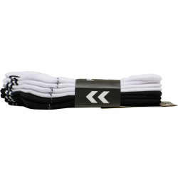 4er Pack hummel hmlSTRIPE Mix halblange Socken white/black 36-40