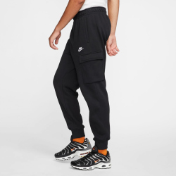 NIKE Sportswear Club Fleece Cargo Pants Herren black/black/white L