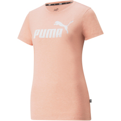 PUMA Essentials Logo Heather T-Shirt Damen rosette heather M