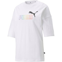 PUMA Ess+ Metallic Rainbow T-Shirt Damen