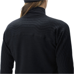 UYN Nival 2nd Layer 1/2-Zip Ski-Funktionsshirt Damen black/charcoal S
