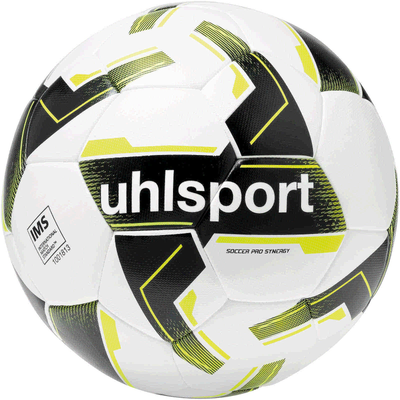 uhlsport Soccer Pro Synergy Training Fußball weiß/schwarz/fluo gelb 5
