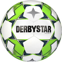 DERBYSTAR Brillant TT Trainingsfußball weiß/grün/grau 5