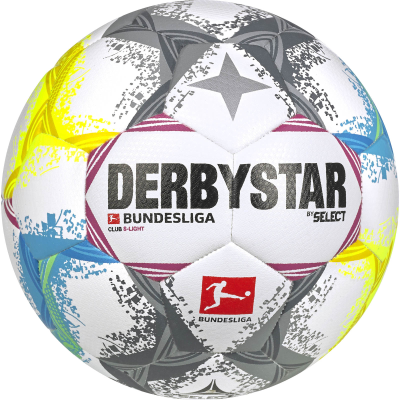 DERBYSTAR Bundesliga Club S-Light 290g Leicht-Fußball 2022/23 weiß 4