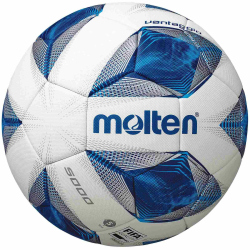 10er Ballpaket molten Fußball Wettspielball F5A5000 weiß/blau/silber 5