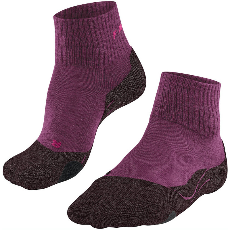 FALKE TK2 Wool Short Socken Damen burgundy 37-38