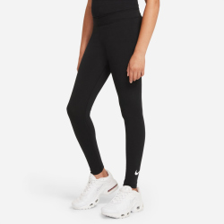 NIKE Sportswear Favorites Swoosh Leggings Mädchen black/white L (146-156 cm)