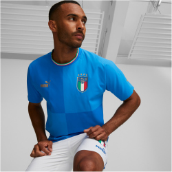 PUMA FIGC Italien Authentic Heimtrikot 2022/23 Herren ignite blue/ultra blue M