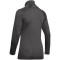 UNDER ARMOUR Tech Solid 1/2-Zip langarm Trainingsshirt Damen 090 - carbon heather/metallic silver L