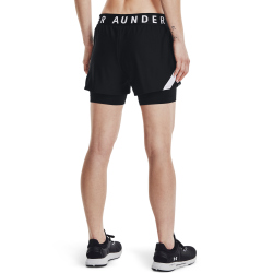 UNDER ARMOUR Play Up 2in1 Shorts Damen 001 - black/black/white M