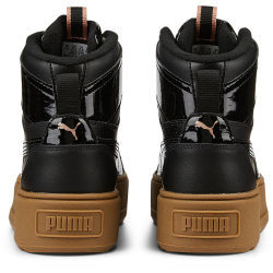 PUMA Karmen Rebelle Mid-Top Winterized Plateau Sneaker gefüttert Damen PUMA black/PUMA black 40