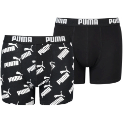 2er Pack PUMA All-Over-Print Boxershorts Kinder