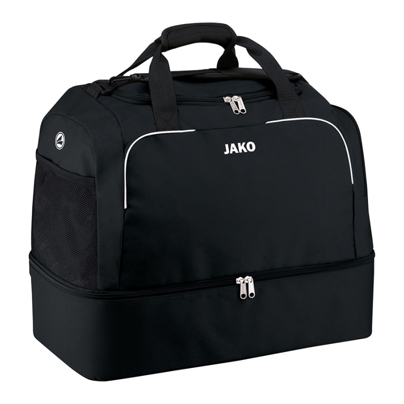 JAKO Classico Sporttasche mit Bodenfach schwarz Bambini (25 Liter)