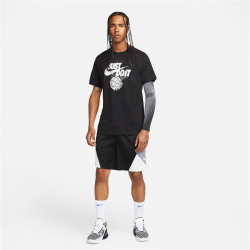 NIKE Dri-FIT "Just Do It" Basketball T-Shirt Herren 010 - black M