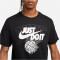 NIKE Dri-FIT "Just Do It" Basketball T-Shirt Herren 010 - black M