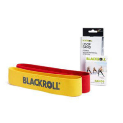 2er Pack BLACKROLL Loop Band Widerstandsbänder yellow/red