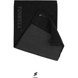 Stryve Towell+ Silver Sporthandtuch schwarz/silber